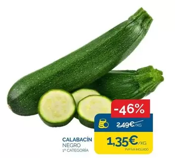 Oferta de Calabacín Negro por 1,35€ en Supermercados La Despensa