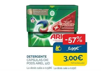 Oferta de Detergente Capsulas por 3€ en Supermercados La Despensa