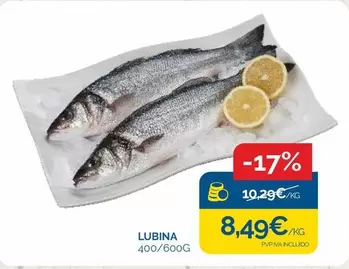 Oferta de Lubina por 8,49€ en Supermercados La Despensa