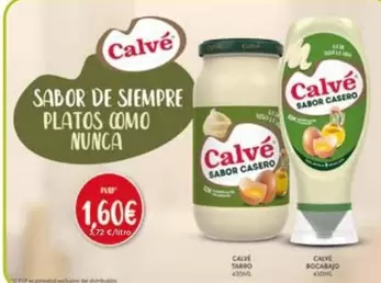 Oferta de Calvé - Tarro  por 1,6€ en Supermercados Piedra