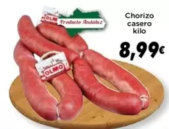 Oferta de Chorizo Casero por 8,99€ en Supermercados Piedra