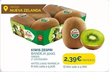 Oferta de Zespri - Kiwis por 2,39€ en Cash Ecofamilia