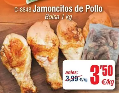 Oferta de Jamoncitos De Pollo por 3,5€ en Abordo