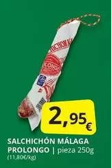 Oferta de Prolongo - Salchichon por 2,95€ en Supermercados MAS