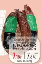 Oferta de Herradura - Chorizo Iberico Normal por 7,87€ en Cuevas Cash