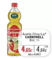 Oferta de Carbonell - Aceite Oliva 0,4o por 4,84€ en Cuevas Cash