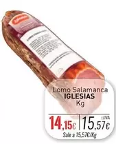 Oferta de Iglesias - Lomo Salamanca por 14,15€ en Cuevas Cash