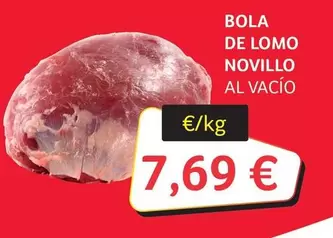 Oferta de Bola De Lomo Novillo por 7,69€ en Gros Mercat