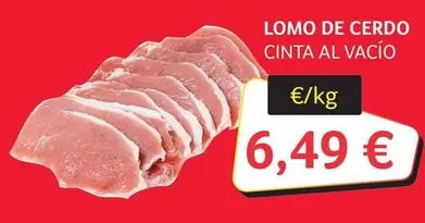 Oferta de Lomo De Cerdo por 6,49€ en Gros Mercat