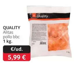 Oferta de Quality - Alitas Pollo Bbc por 5,99€ en Gros Mercat