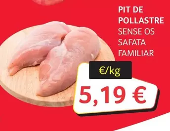 Oferta de Pit De Pollastre Sense Os Safata Familiar por 5,19€ en Gros Mercat