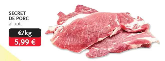 Oferta de Secret De Porc por 5,99€ en Gros Mercat