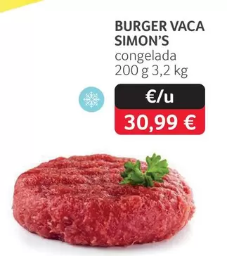 Oferta de Simon's - Burger Vaca por 30,99€ en Gros Mercat