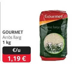 Oferta de Gourmet - Arros Llarg por 1,19€ en Gros Mercat