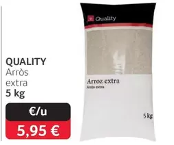 Oferta de Quality - Arroz Extra por 5,95€ en Gros Mercat