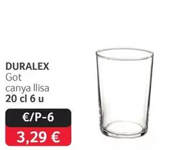 Oferta de Duralex - Gor Canya Llisa por 3,29€ en Gros Mercat