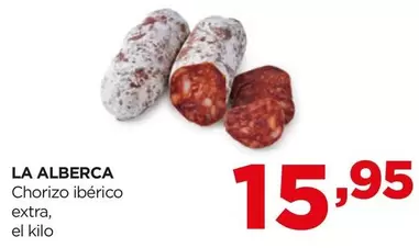 Oferta de La Alberca - Chorizo Iberico Extra por 15,95€ en Alimerka