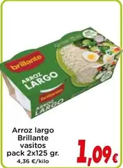 Oferta de Brillante - Arroz Largo Vasitos por 1,09€ en Proxi