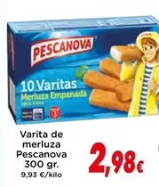 Oferta de Pescanova - Varita De Merluza por 2,98€ en Proxi