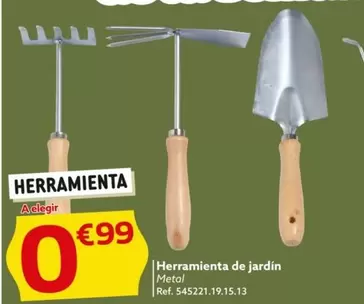 Oferta de Herramienta De Jardín por 0,99€ en GiFi