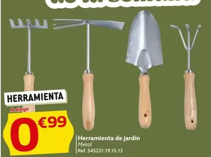 Oferta de Herramienta De Jardín por 0,99€ en GiFi