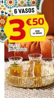 Oferta de 6 Vasos por 3,5€ en GiFi