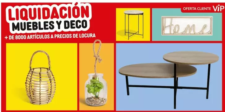 Oferta de Liquidación Muebles Y Deco en GiFi