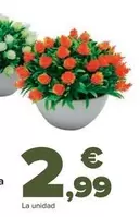 Oferta de Planta Artificial Maceta Bola por 2,99€ en Carrefour