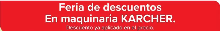 Oferta de Kärcher - En Maquinaria  en Carrefour