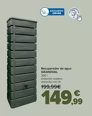 Oferta de Grandval - Recuperador De Agua   por 149,99€ en Carrefour