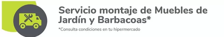 Oferta de Servicio Montaje De Muebles De Jardin Y Barbacoas en Carrefour