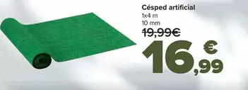 Oferta de Césped Artificial por 16,99€ en Carrefour