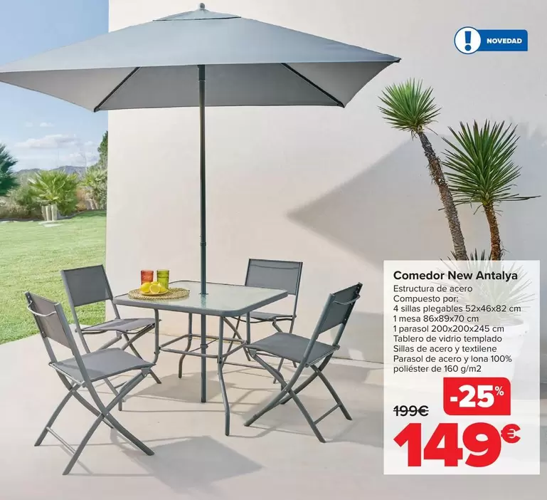 Oferta de Comedor New Antalya por 149€ en Carrefour