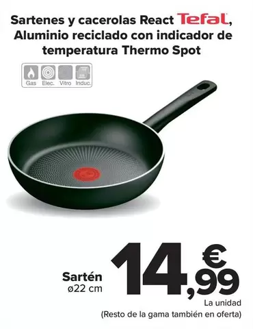 Oferta de Sartén por 14,99€ en Carrefour