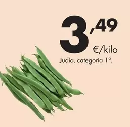 Oferta de Judia  por 3,49€ en Supermercados Lupa