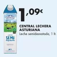 Oferta de Central Lechera Asturiana - Leche Semidesnatada por 1,09€ en Supermercados Lupa