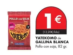 Oferta de Gallina Blanca - Yatekomo Pollo Con Soja por 1€ en Supermercados Lupa