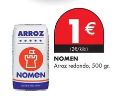 Oferta de Nomen - Arroz Redondo por 1€ en Supermercados Lupa