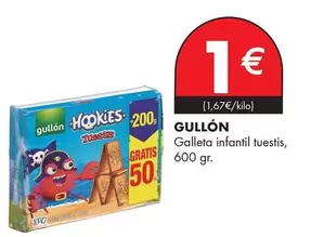 Oferta de Gullón - Galleta Infantil Tuestis por 1€ en Supermercados Lupa