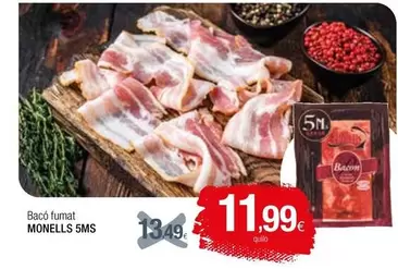 Oferta de Monells - 5MS Baco Fumat por 11,99€ en Condis