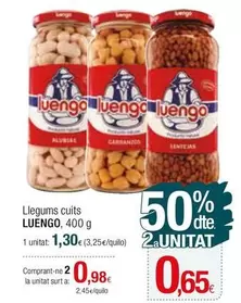 Oferta de Luengo - Llegums Cuits por 1,3€ en Condis