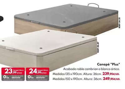 Oferta de Canapé "Plus" por 239,95€ en BricoCentro