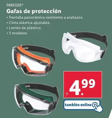 Oferta de Parkside - Gafas De Proteccion por 4,99€ en Lidl