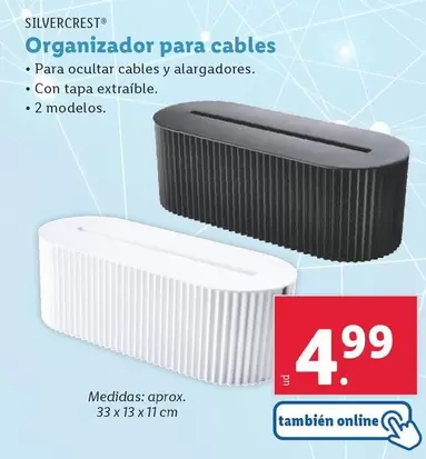 Oferta de SilverCrest - Organizador Para Cables por 4,99€ en Lidl