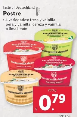 Oferta de Taste Of Deutschland  - Postre por 0,79€ en Lidl