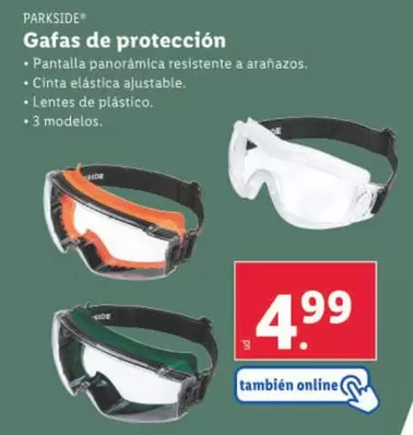 Oferta de Parkside - Gafas De Protección por 4,99€ en Lidl