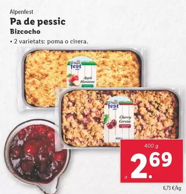 Oferta de Taste Of Deutschland - Bizcocho por 2,69€ en Lidl