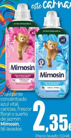 Oferta de Mimosín - Suavizante Concentrado Azul Vital por 2,35€ en UDACO