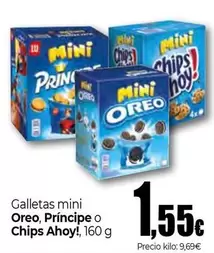 Oferta de Oreo - Galletas Mini , Principe O Chips Ahoy por 1,55€ en UDACO