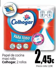 Oferta de Colhogar - Papel De Cocina Maxi Rollo por 2,45€ en Unide Market